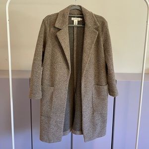 H&M GREY WOOL COAT
